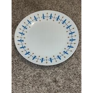 CARAVELLE Fleur de Lis Chop Plate Platter 12.25" Osao Yamaguchi Vtg MCM RARE